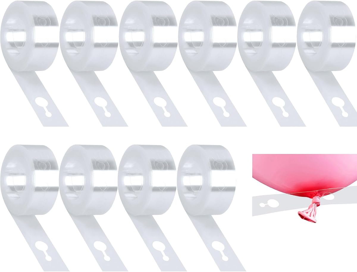 Balloon Arch Decorating Strip Tape 32ft, Clear product photo