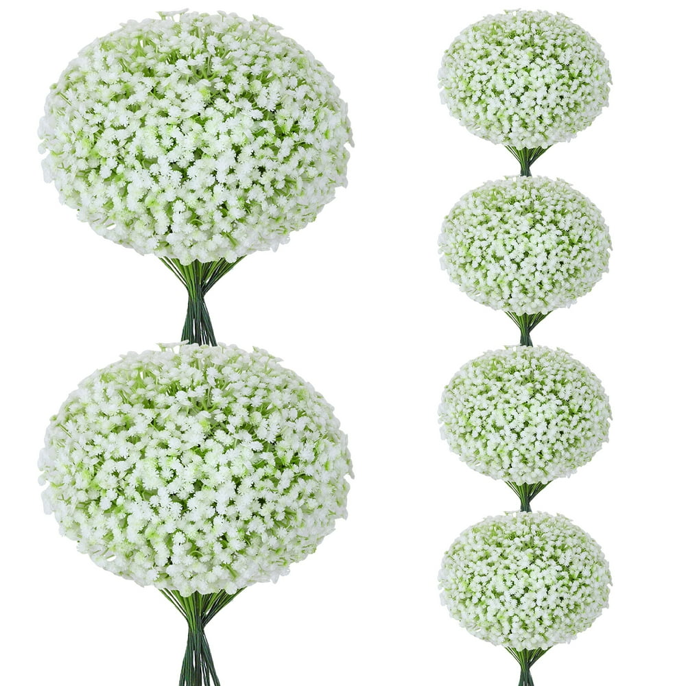 Faux Baby's Breath Bunches, 6-Pack, White product photo