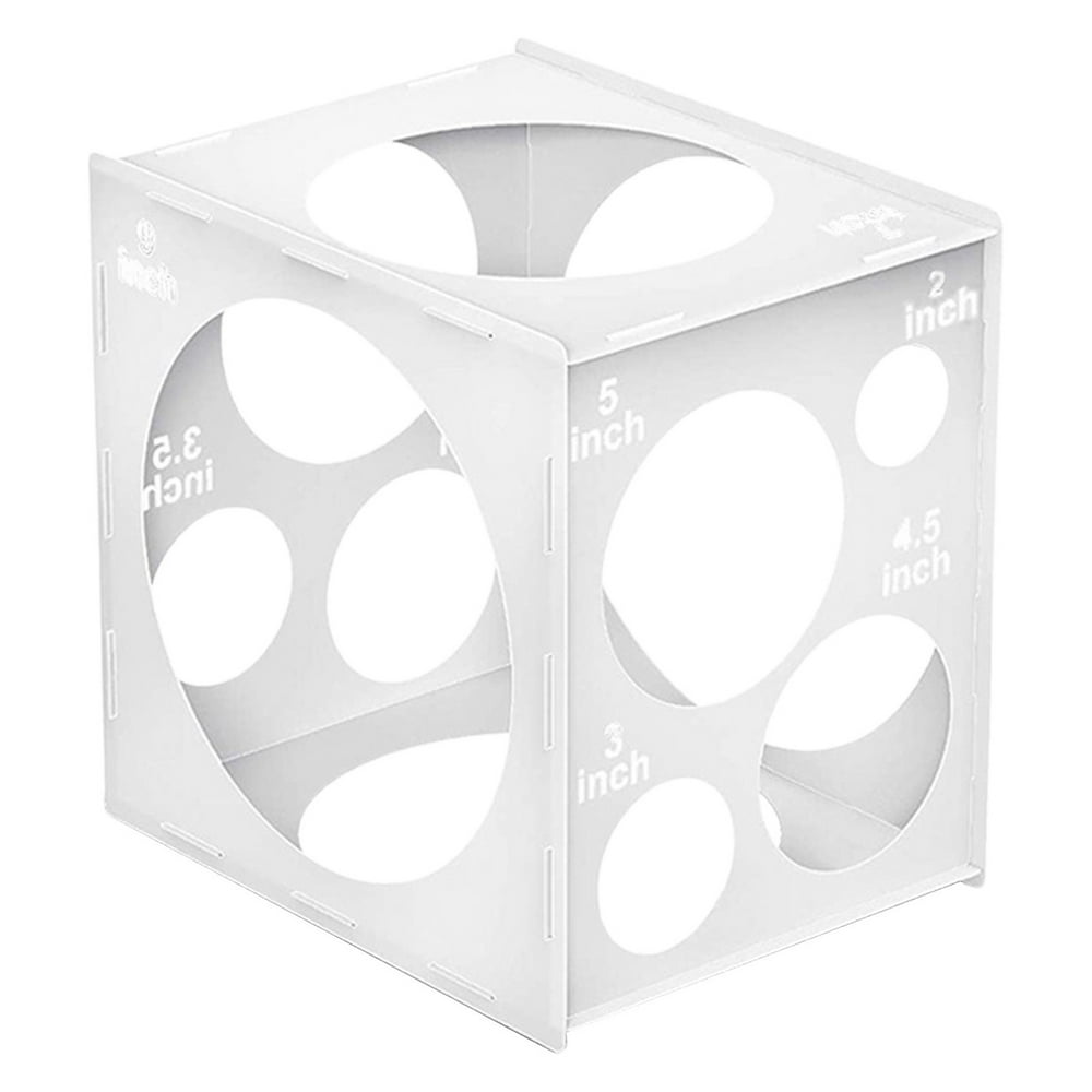 Balloon Sizing Box Template, Cardboard 4-Hole product photo
