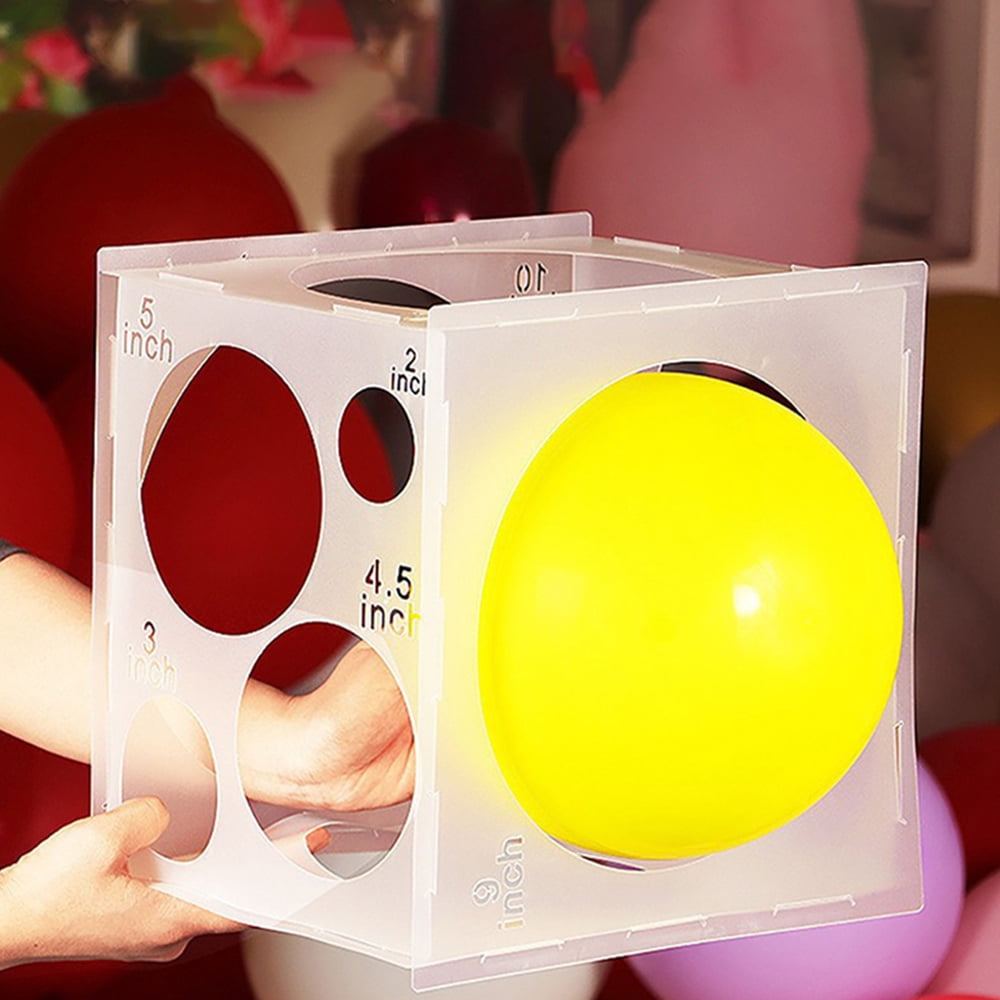 Woodruff Bridge Party & Craft Balloon Sizing Box Template, Cardboard 4-Hole studio product photo