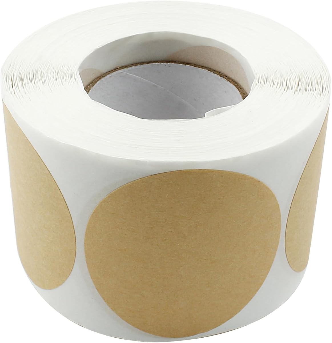 Blank Round Label Stickers 1.5in, 600-Count, White product photo