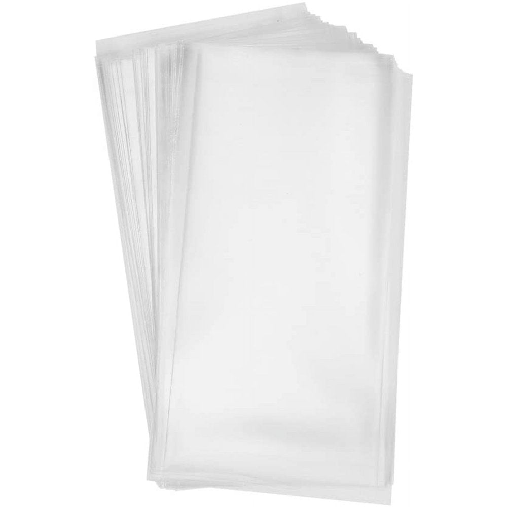 Cellophane Treat Bags 4x9in, 200-Count Clear product photo