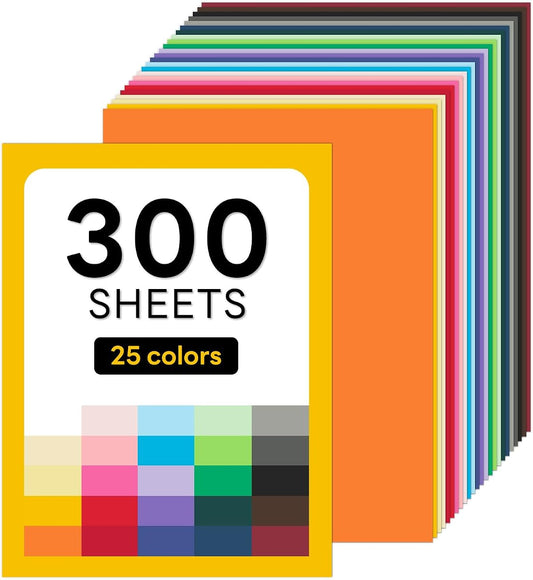 Construction Paper Assortment 9x12in, 300-Sheet, 10-Color product photo