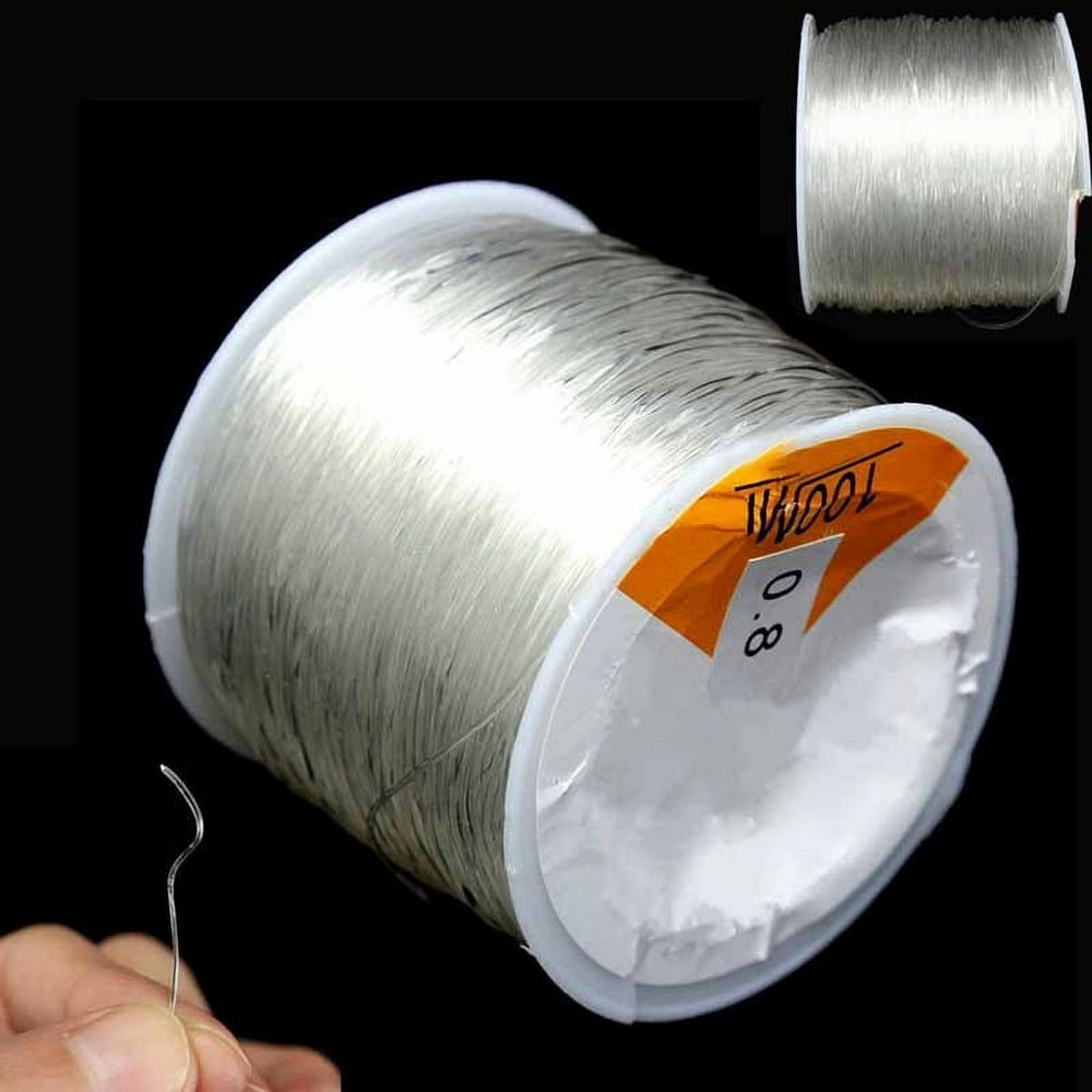 Elastic Stretch Bead Cord 0.8mm, 100yd, Clear product photo