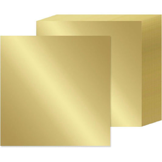 Metallic Foil Cardstock 12x12in, 30-Sheet, Gold and Silver product photo