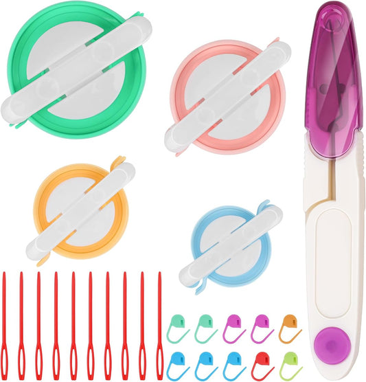 Pom-Pom Maker Tool Set, 4-Size Assorted product photo