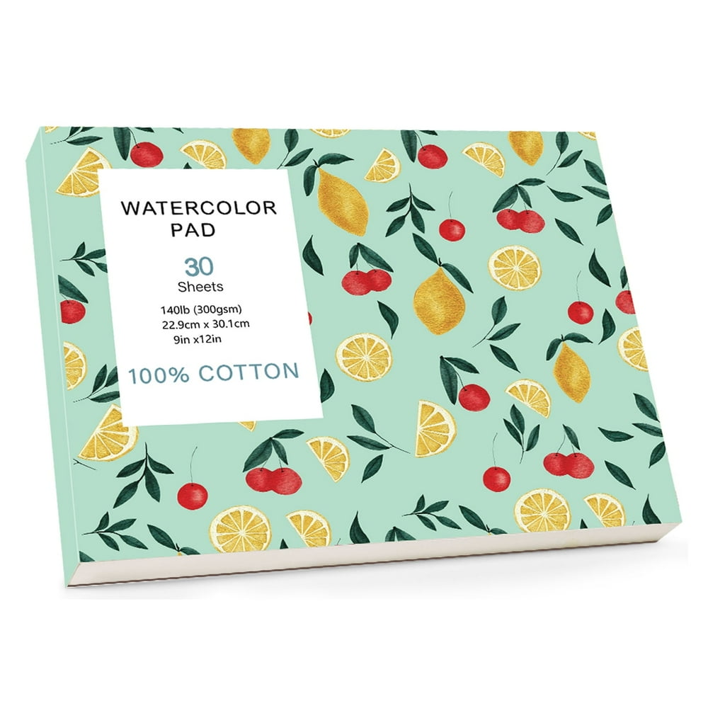 Watercolor Paper Pad 9x12in, 40-Sheet, Cold Press product photo